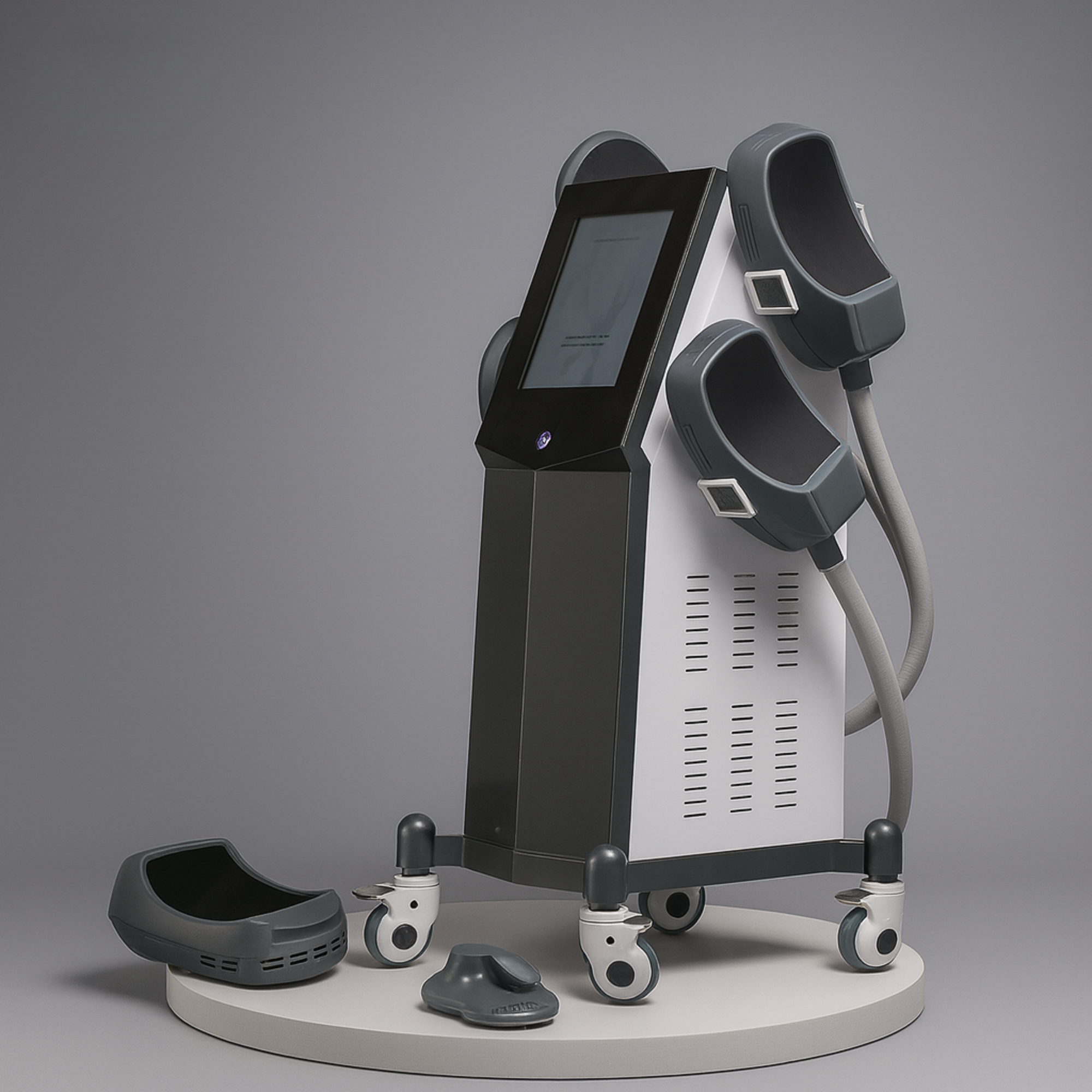 EMS-Gerät mit vier Handstücken