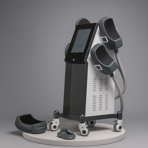 EMS-Gerät mit vier Handstücken