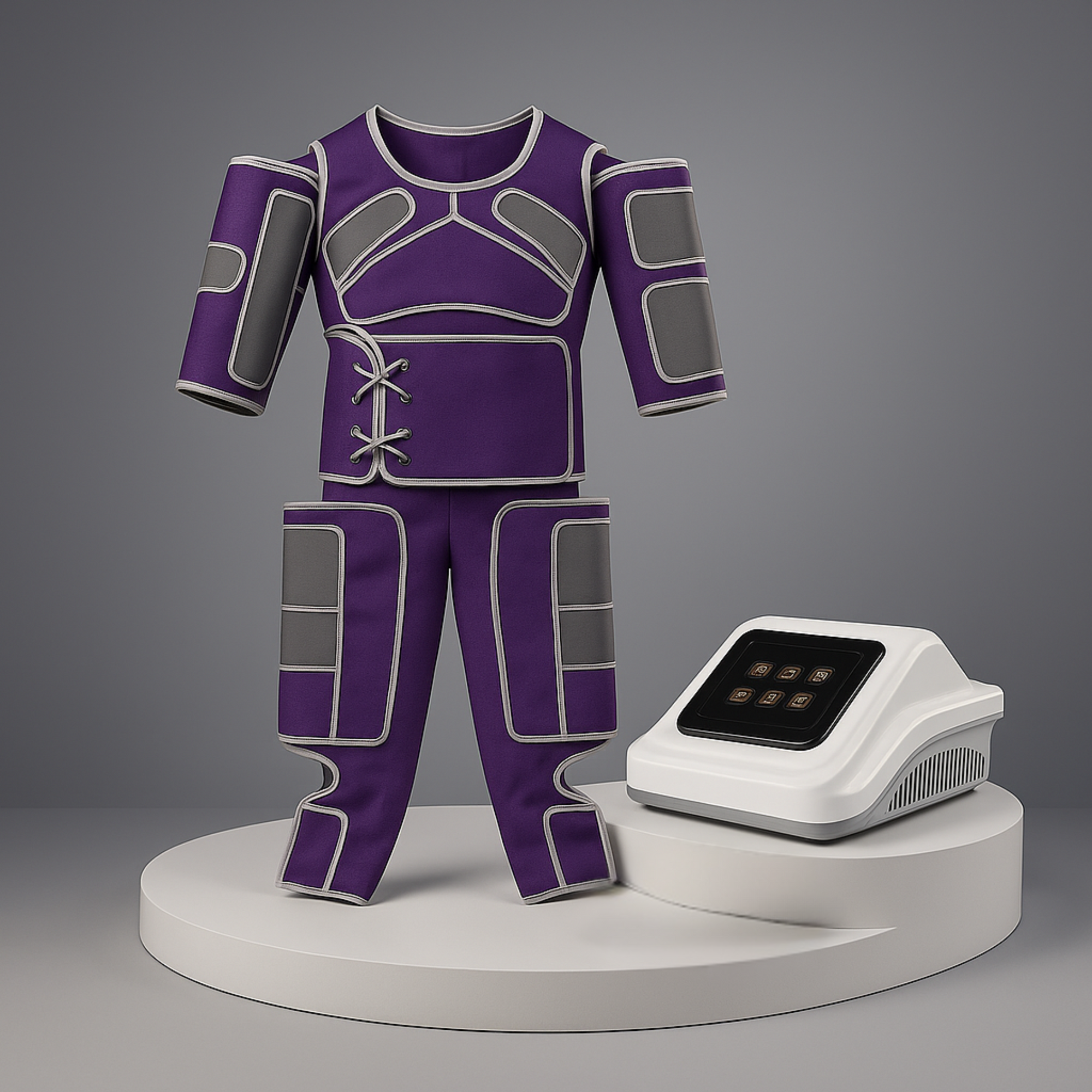 Lymphdrainage-System mit Ganzkörperanzug